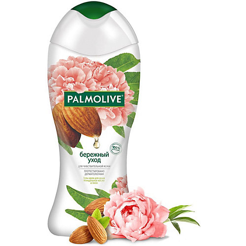 Гель для душа Palmolive бережный уход с миндальным маслом, 250 мл