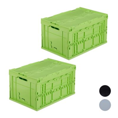 Kleine Klappbox blau Transportbox Aufbewahrungsbox Einkaufskorb Organizer Kiste 