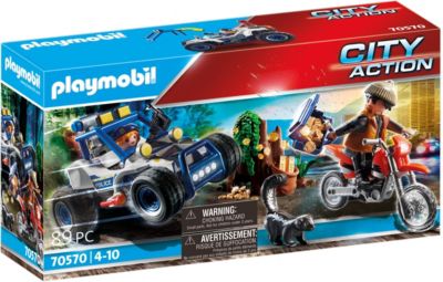 Playmobil 70126 Kipplaster mit Baustellenarbeiter und Steinblöcken Spielzeug-Set 