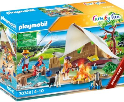 Playmobil 70612 Paddelboot-Verleih mit Saftbar Tretboot Strand Spielzeug-Set 
