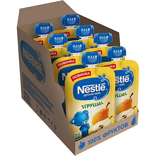 Пюре Nestle груша с 4 мес, 8 шт х 90 г/уп от Nestle