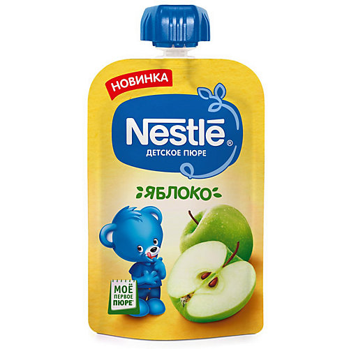 Пюре Nestle яблоко с 4 мес, 8 шт х 90 г/уп от Nestle