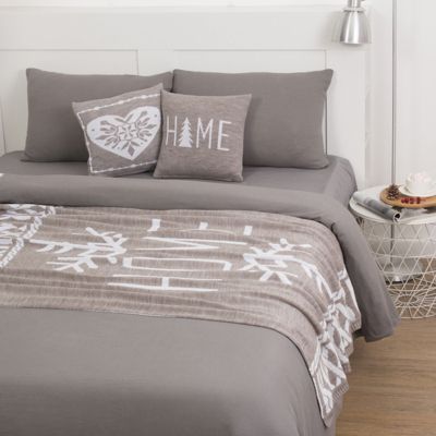 Вязаный плед Этель Home, 110х140 см