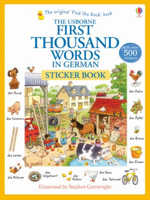 Image of Buch - The Usborne First Thousand Words in German Sticker Book