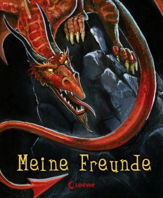 Spielzeug: Loewe Verlag Buch - Meine Freunde (Motiv Drache)