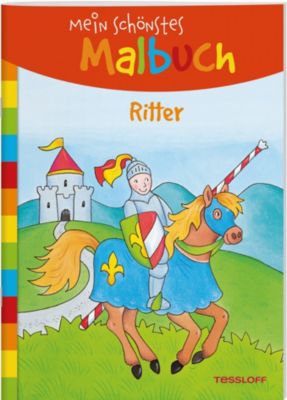 Image of Buch - Mein schönstes Malbuch - Ritter