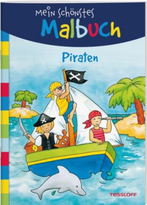 Image of Buch - Mein schönstes Malbuch - Piraten