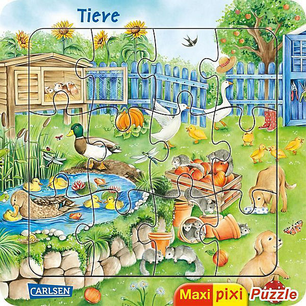 Maxi-Pixi-Puzzle: Tiere (Kinderpuzzle)