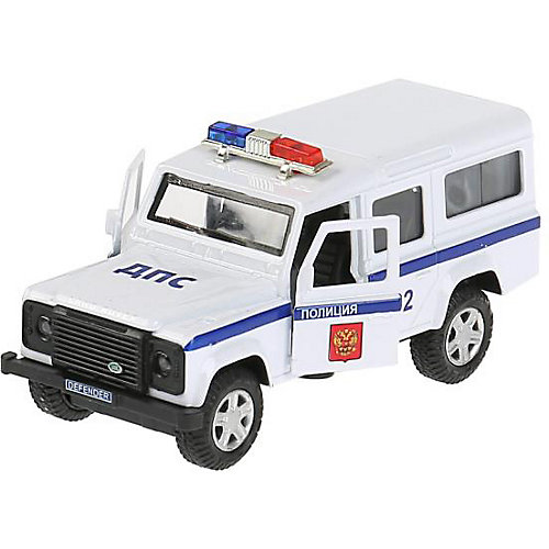 Машинка Технопарк Land Rover Defender "Полиция" от ТЕХНОПАРК