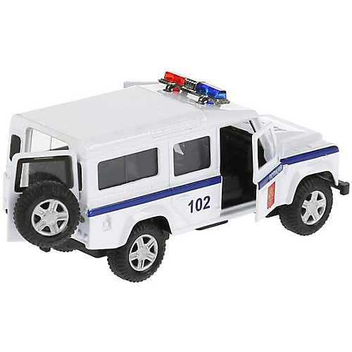 Машинка Технопарк Land Rover Defender "Полиция" от ТЕХНОПАРК