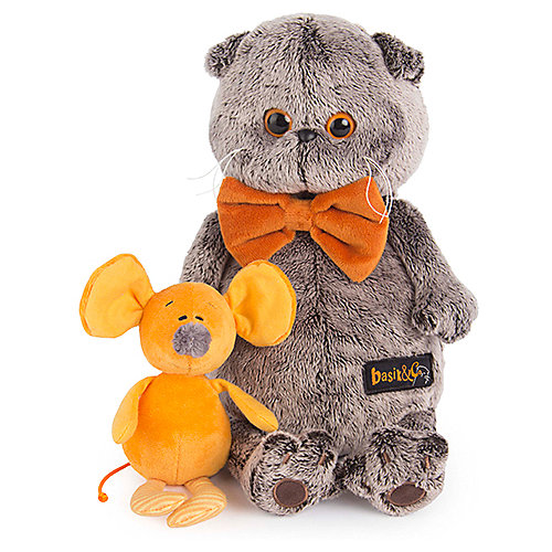 Мягкая игрушка Budi Basa Кот Басик с мышкой Миленой, 30 см от Budi Basa