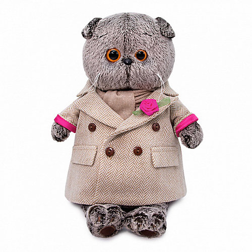 Мягкая игрушка Budi Basa Кот Басик в кремовом пальто, 19 см от Budi Basa