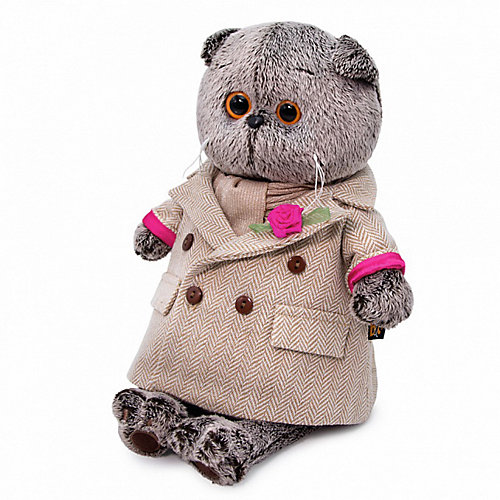 Мягкая игрушка Budi Basa Кот Басик в кремовом пальто, 19 см от Budi Basa
