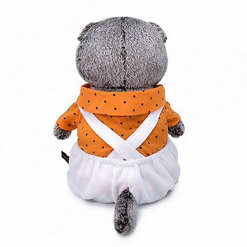 Мягкая игрушка Budi Basa Кот Басик в белом комбинезоне от Budi Basa
