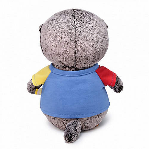 Мягкая игрушка Budi Basa Кот Басик Baby в футболке с машинкой, 20 см от Budi Basa