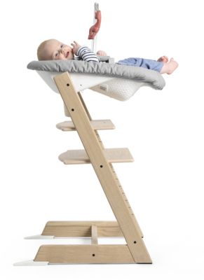 Tripp Trapp® Hochstuhl, Classic Collection, Natural inkl. Tripp Trapp® Newborn Set™ Schale, Grey