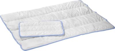 4pc Bettwäsche Set Baumwolle Kissen und Bettdecke Fit Kinder Junior Bett weich 150x120cm 