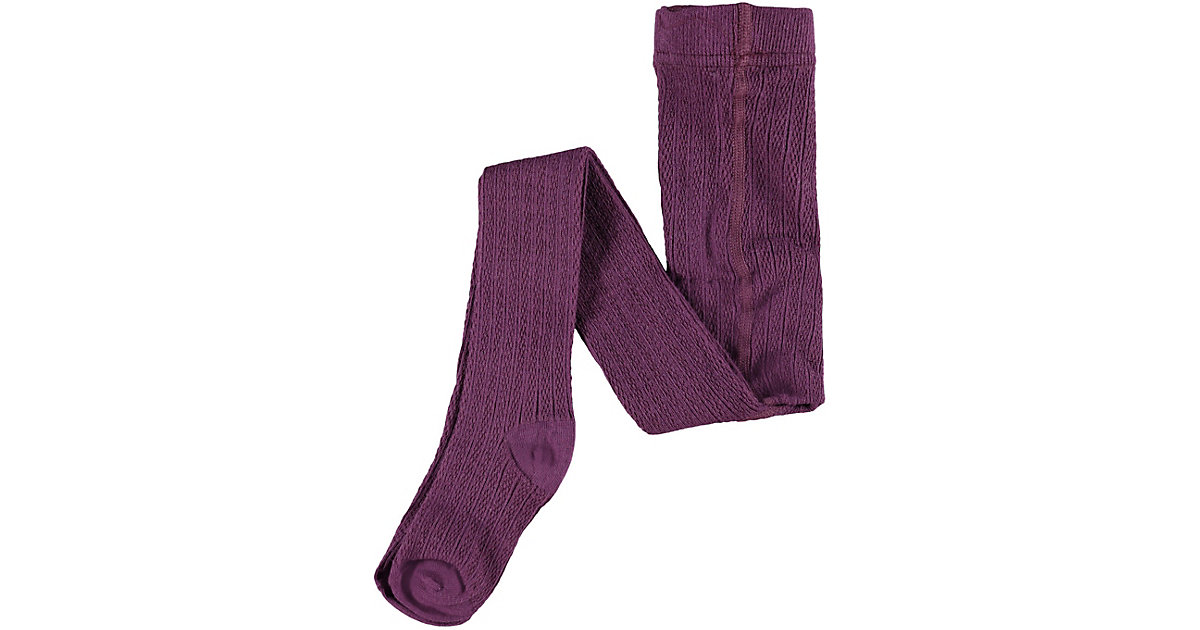 Kinder Strickstrumpfhose NMFROYA lila Gr. 80/86 Mädchen Kinder – 40%