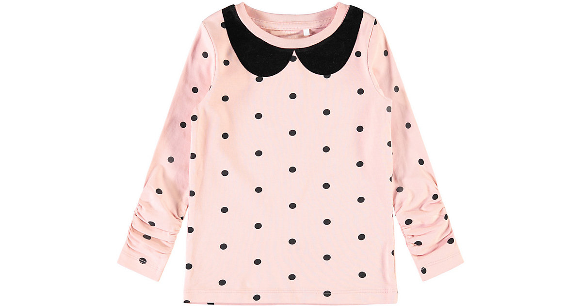 Langarmshirt NMFSOPAMM , Organic Cotton rosa Gr. 80 Mädchen Kinder – 41%