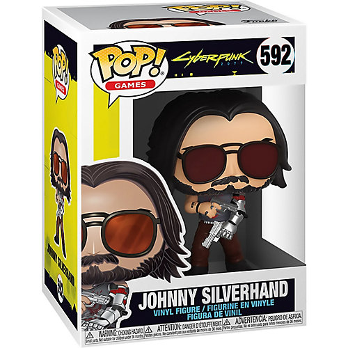 Фигурка Funko POP! Vinyl: Games: Киберпанк 2077: Джонни Сильверхенд с пистолетом, 47522 от Funko