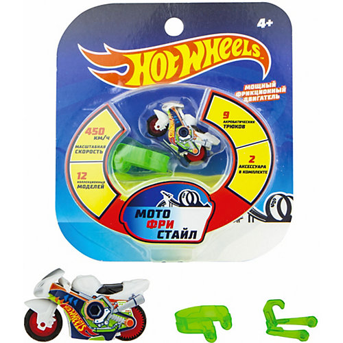 Мотобайк инерционный 1Toy Hot Wheels от 1Toy