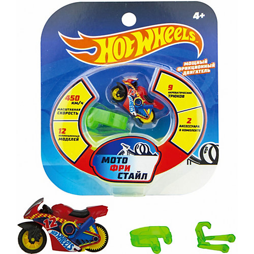 Мотобайк инерционный 1Toy Hot Wheels от 1Toy