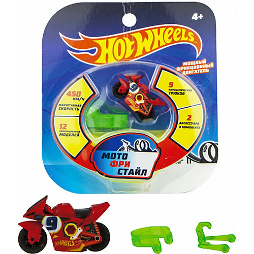 Мотобайк инерционный 1Toy Hot Wheels от 1Toy