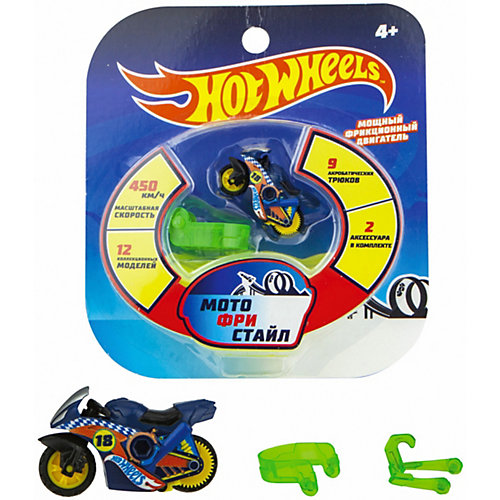 Мотобайк инерционный 1Toy Hot Wheels от 1Toy