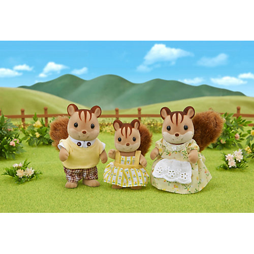 Игровой набор Sylvanian Families Семья Белок, 3 фигурки от Эпоха Чудес