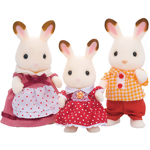 Игровой набор Sylvanian Families Семья Шоколадных кроликов, 3 фигурки от Эпоха Чудес