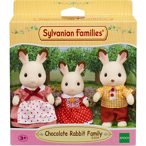 Игровой набор Sylvanian Families Семья Шоколадных кроликов, 3 фигурки от Эпоха Чудес