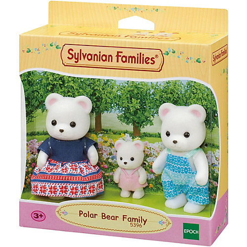 Игровой набор Sylvanian Families Семья Полярных мишек, 3 фигурки от Эпоха Чудес
