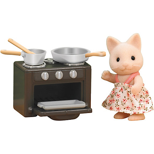 Игровой набор Sylvanian Families Кошечка и духовой шкаф от Эпоха Чудес