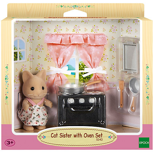 Игровой набор Sylvanian Families Кошечка и духовой шкаф от Эпоха Чудес