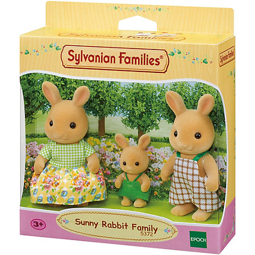 Игровой набор Sylvanian Families Семья Солнечных кроликов, 3 фигурки от Эпоха Чудес