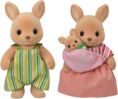 Игровой набор Sylvanian Families Семья Кенгуру, 3 фигурки