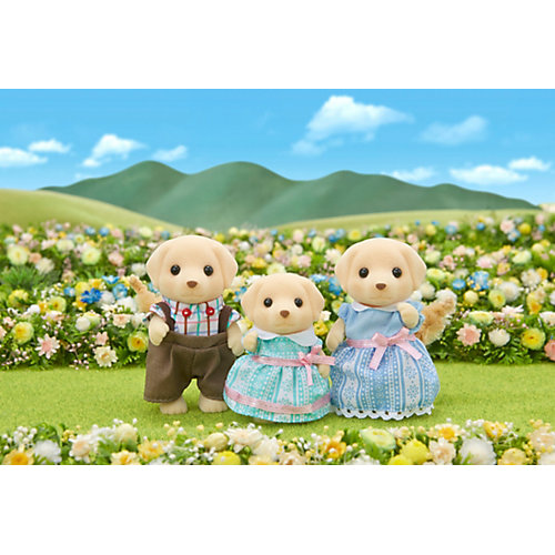 Игровой набор Sylvanian Families Семья Лабрадоров, 3 фигурки от Эпоха Чудес