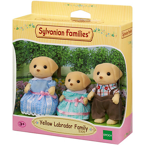 Игровой набор Sylvanian Families Семья Лабрадоров, 3 фигурки от Эпоха Чудес