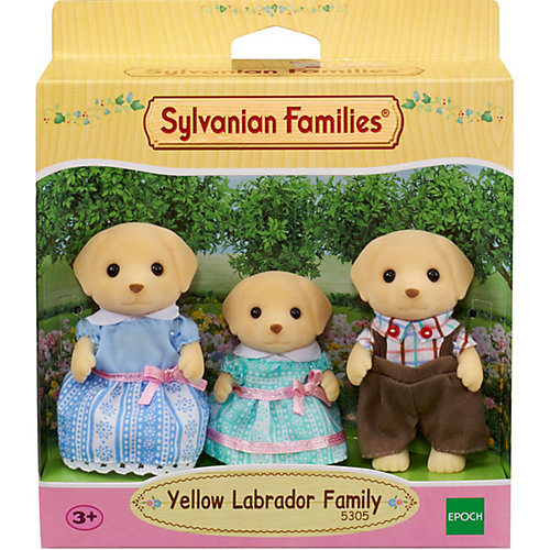 Игровой набор Sylvanian Families Семья Лабрадоров, 3 фигурки от Эпоха Чудес