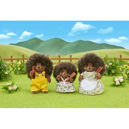 Игровой набор Sylvanian Families Семья Ежиков, 3 фигурки от Эпоха Чудес