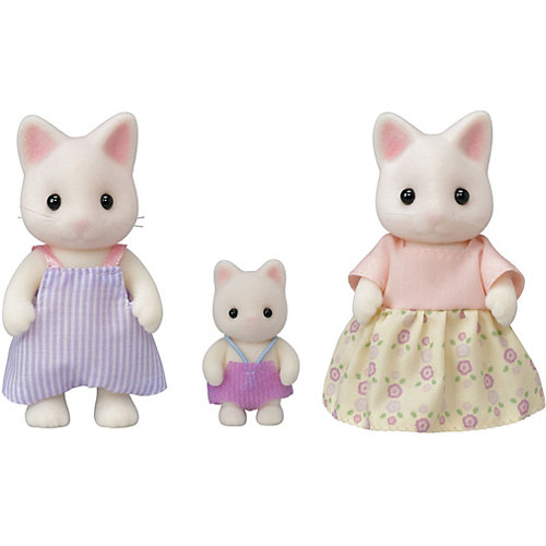 Игровой набор Sylvanian Families Семья Цветочных котов, 3 фигурки от Эпоха Чудес