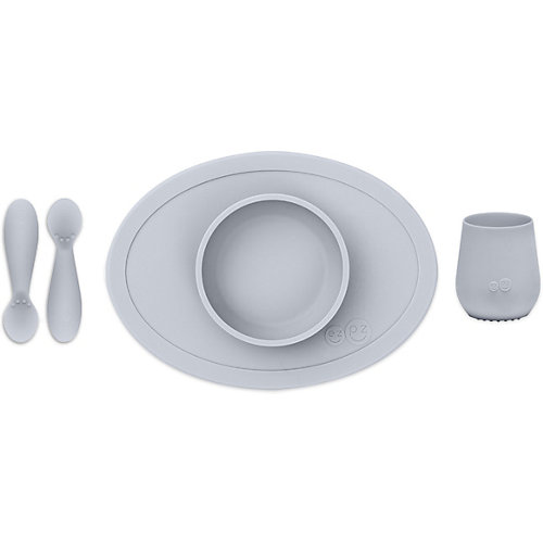 Набор посуды Ezpz First Food Set светло-серый от Ezpz