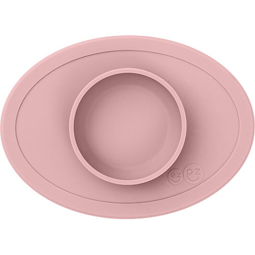Тарелка с подставкой Ezpz Tiny Bowl нежно-розовый от Ezpz