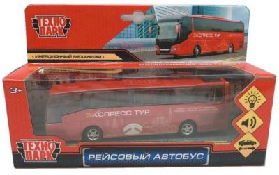 Машинка Технопарк "Рейсовый автобус"
