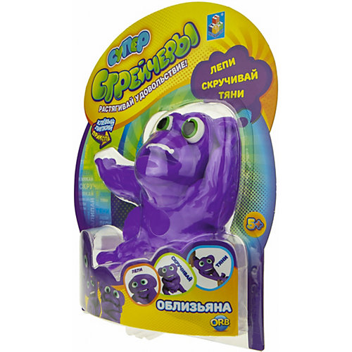 СуперСтрейчер 1Toy "Облизьяна", 16 см от 1Toy