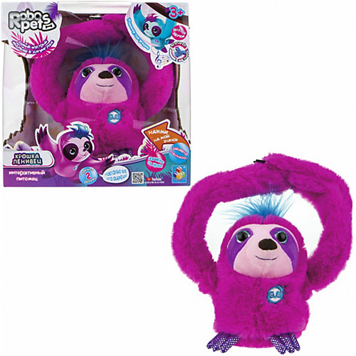 Интерактивная игрушка 1Toy RoboPets "Ленивец", движения и звук от 1Toy
