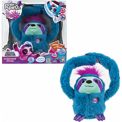 Интерактивная игрушка 1Toy RoboPets "Ленивец", движения и звук от 1Toy