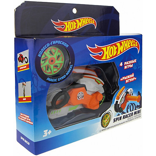 Колесо-гироскоп 1Toy Hot Wheels Spin Racer "Рыжий Ягуар", 12 см от 1Toy