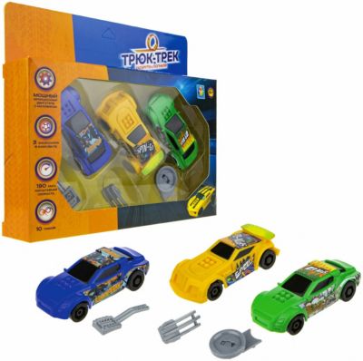 Набор Трюк-трек 1Toy "Машинки фрикционные"