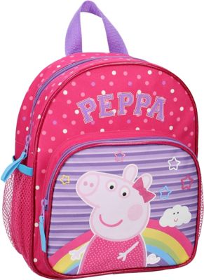 Sammeln Sie alle 4 Peppa Pig Familienmitglieder von P.M.I. Peppa Pig Rucksack |Plüsch-Kleinkind-Rucksack für kleine Dinge Peppa Pig Kleinkind-Rucksack für Mädchen und Jungen